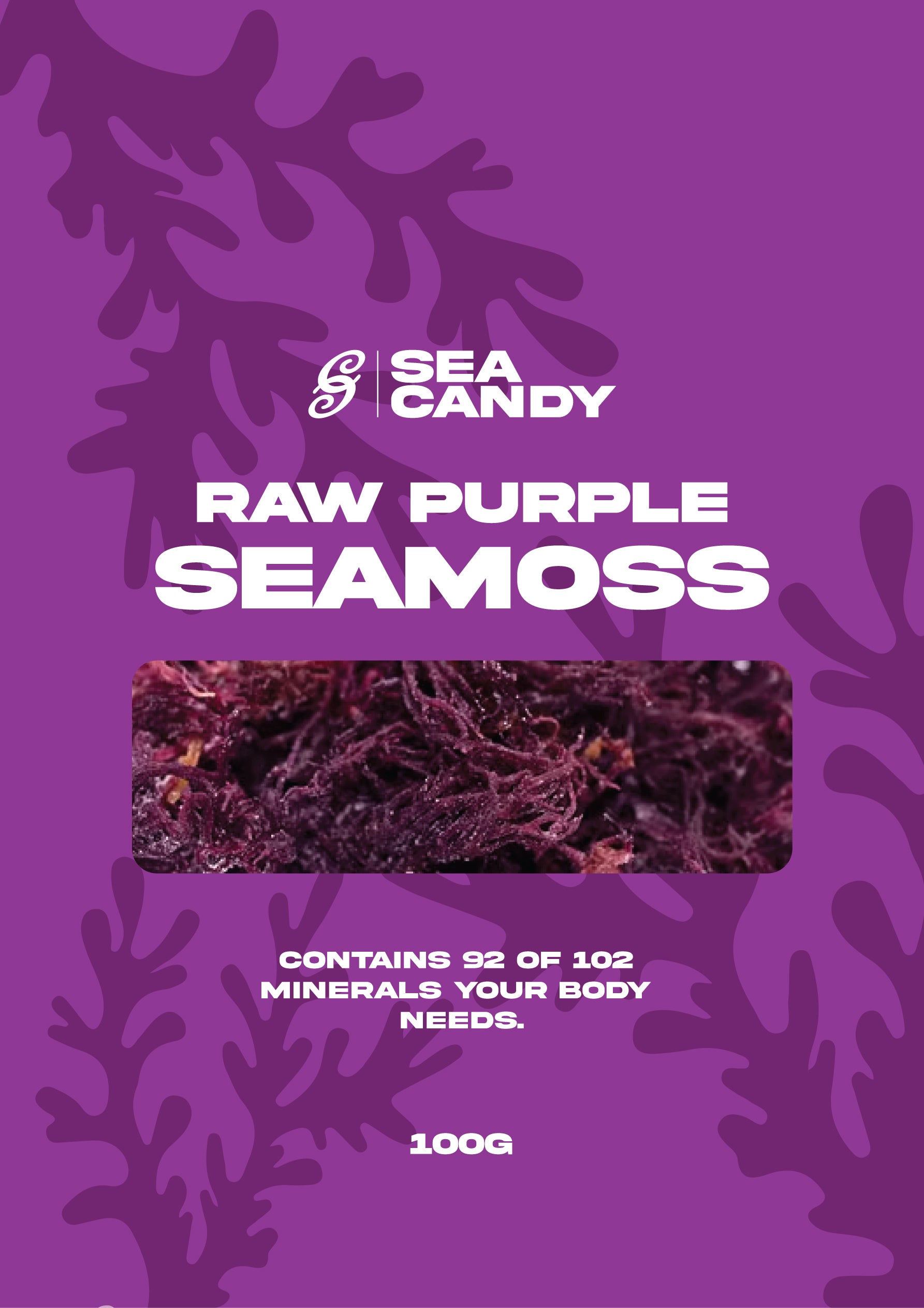 Raw Purple Sea Moss (100g)